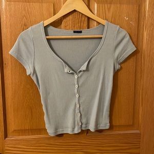 Brandy Melville Button Down Zelly Top